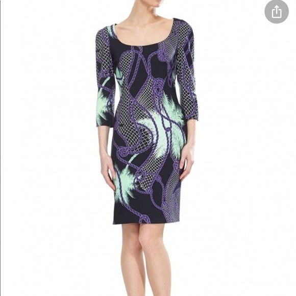 Versace Collection Tropical Print Dress - Picture 10 of 10